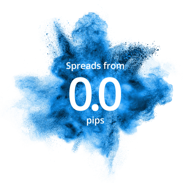 Spreads from 0.0 pips