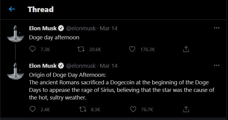 Elon Musk Doge Twitter thread - Blackwell Global